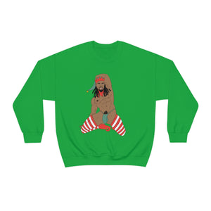 'Sexy Elf #3' Crewneck Sweatshirt