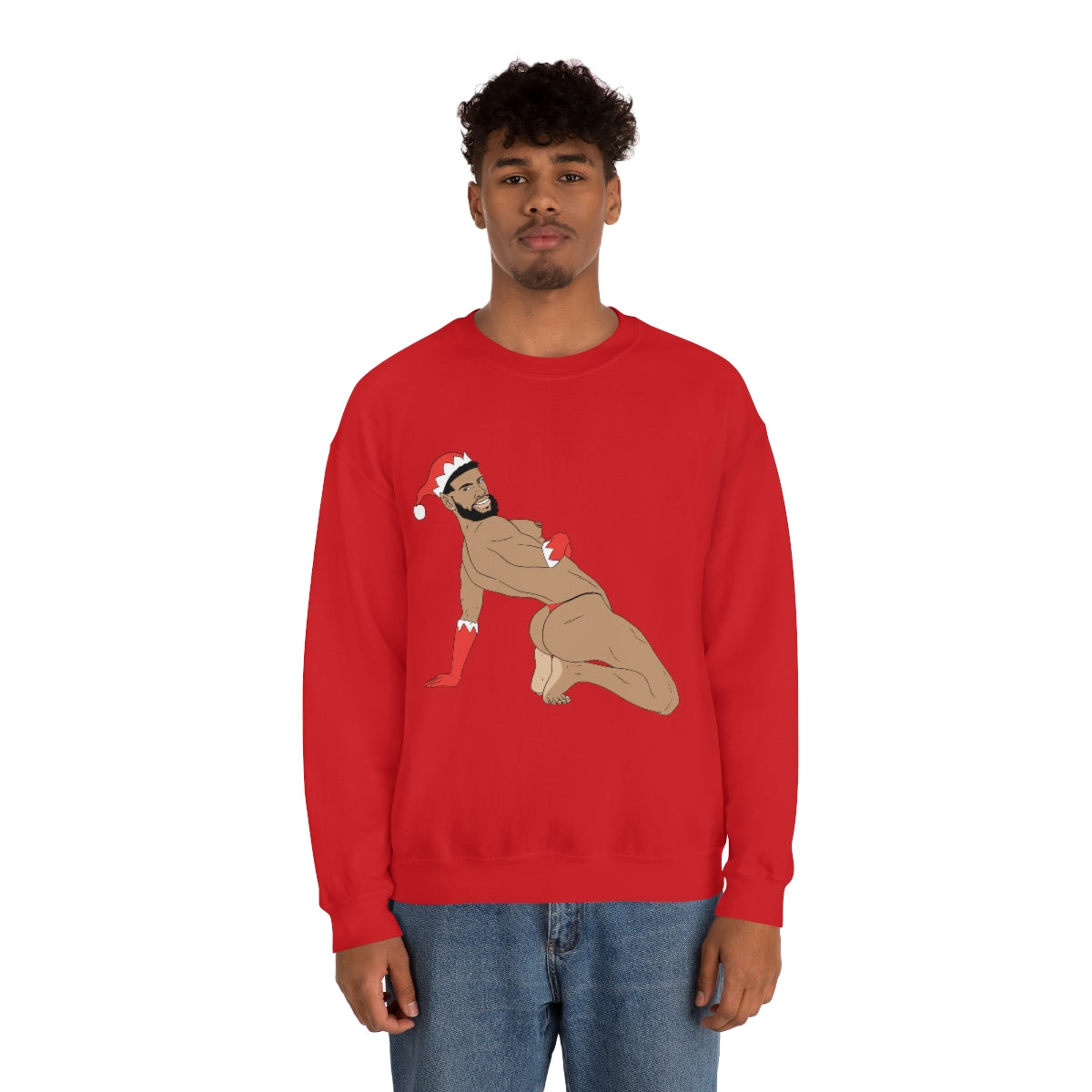 'Sexy Elf #2' Crewneck Sweatshirt