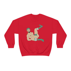 'Sexy Elf #1' Crewneck Sweatshirt