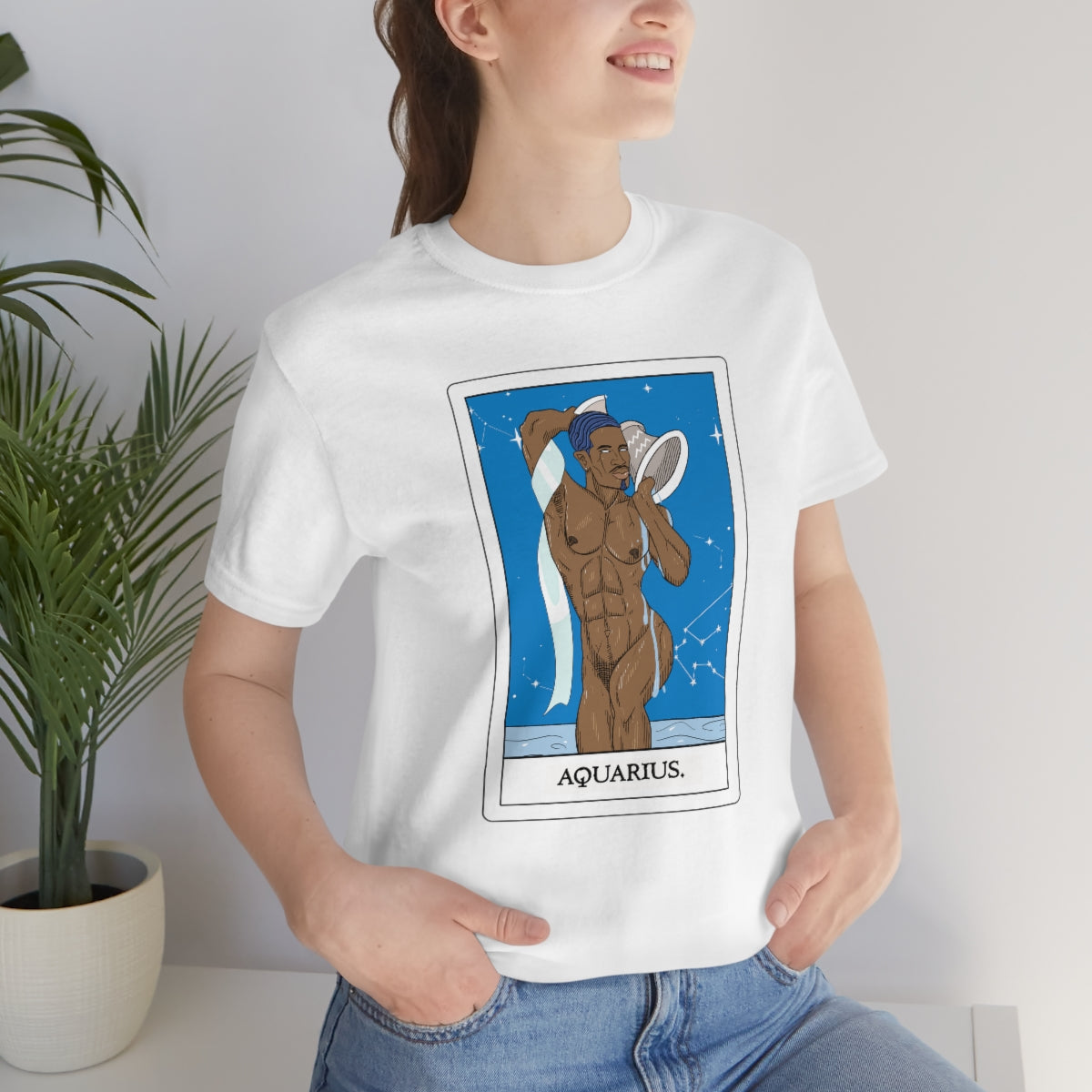 'Aquarius' Tarot Short Sleeve Tee