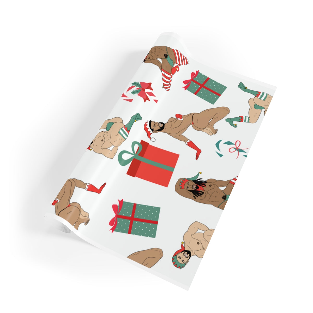 Sexy Elves Gift Wrapping Paper Rolls, 1pc