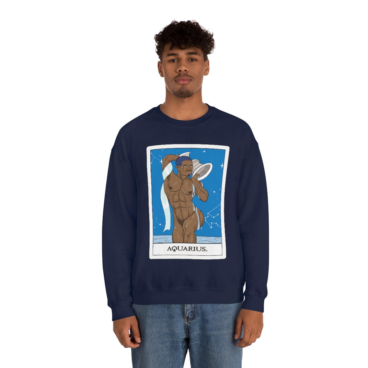 'Aquarius' Crewneck Sweatshirt