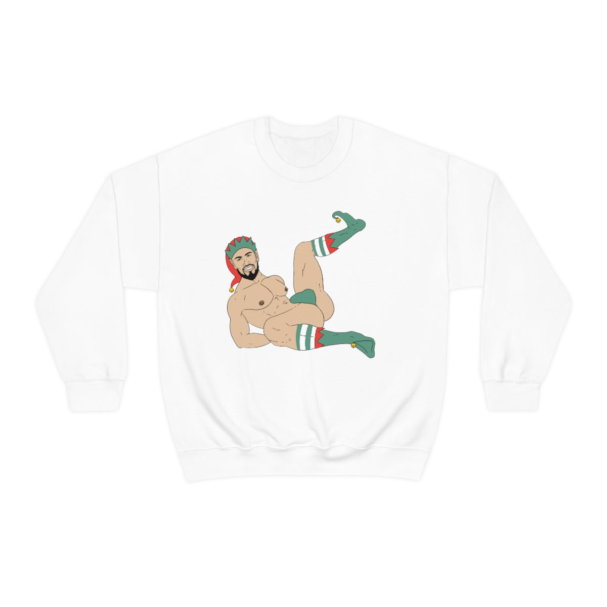 'Sexy Elf #1' Crewneck Sweatshirt