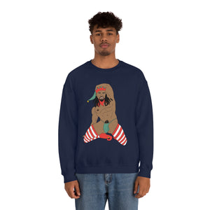 'Sexy Elf #3' Crewneck Sweatshirt