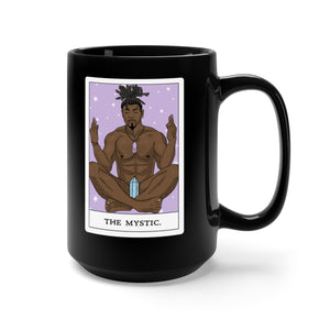 'The Mystic' Black Mug 15oz