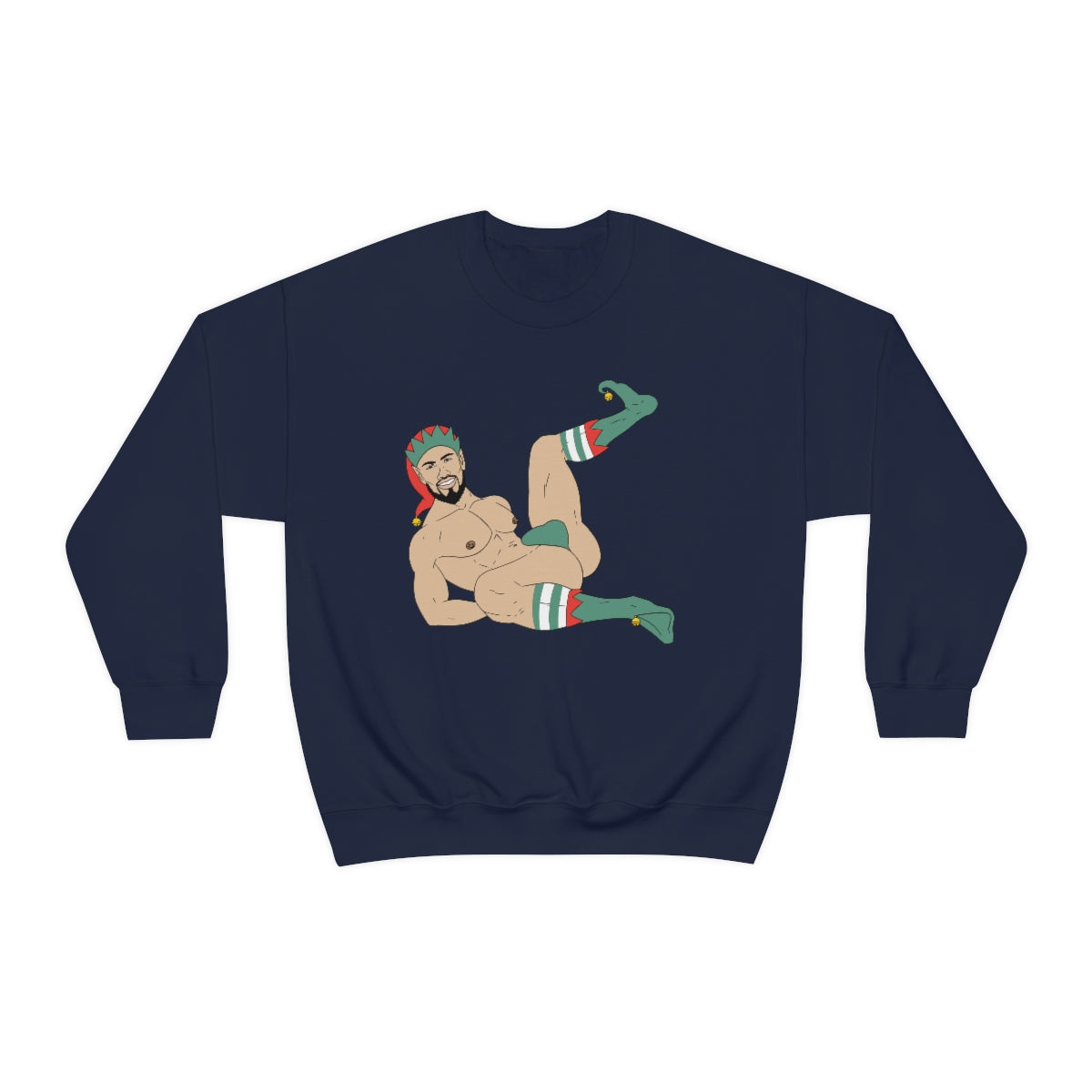 'Sexy Elf #1' Crewneck Sweatshirt