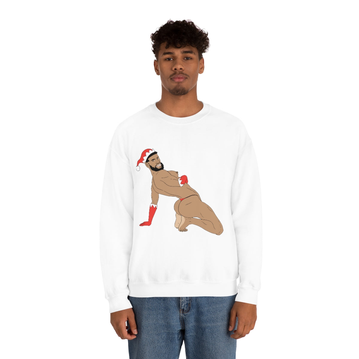 'Sexy Elf #2' Crewneck Sweatshirt