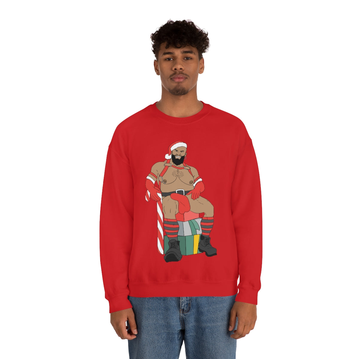 'Bad Santa' Crewneck Sweatshirt