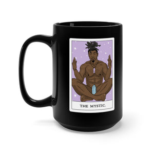 'The Mystic' Black Mug 15oz