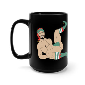 Sexy Elf #1 Black Glossy Mug