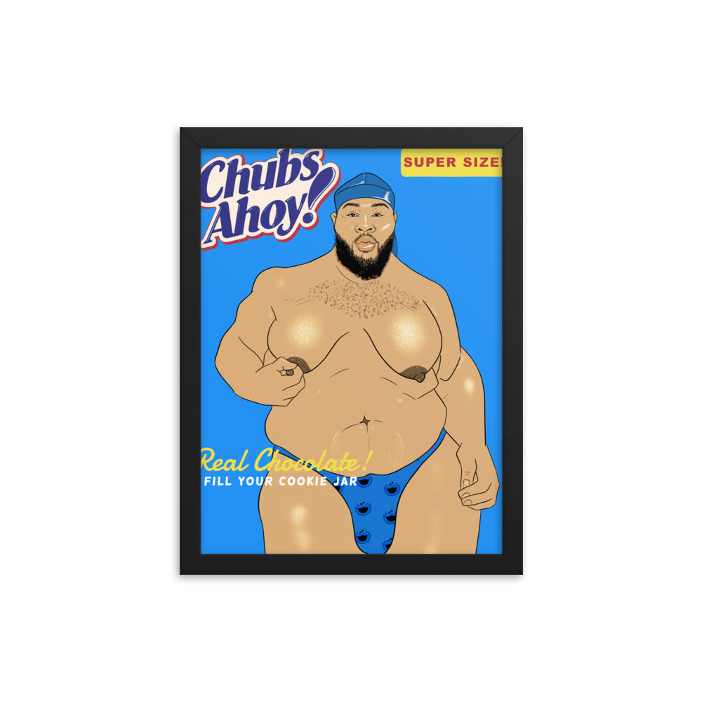 "Chubs Ahoy' Framed poster