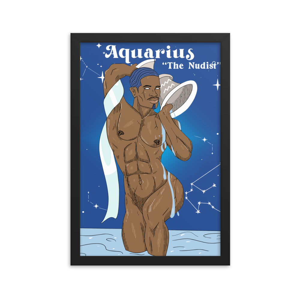 'Aquarius' Framed poster