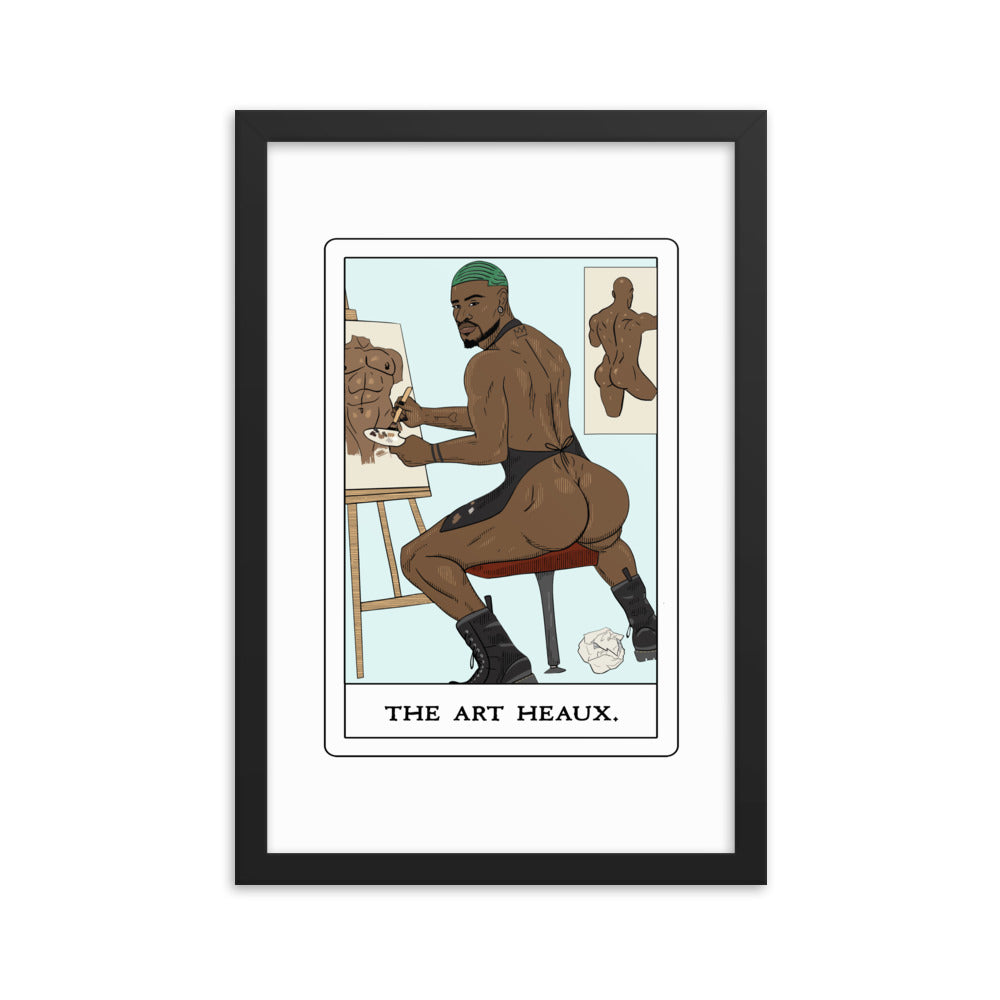 'The Art Heaux' Framed poster