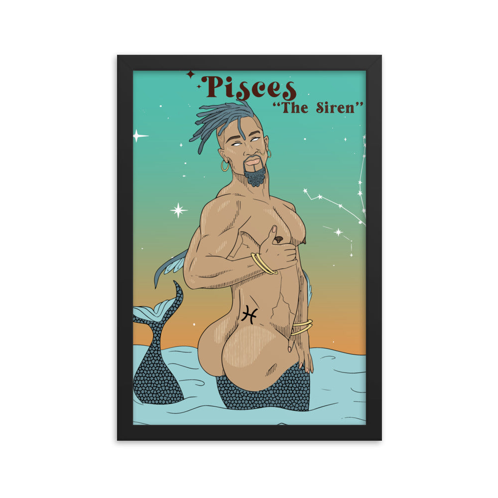 'Pisces' Framed poster