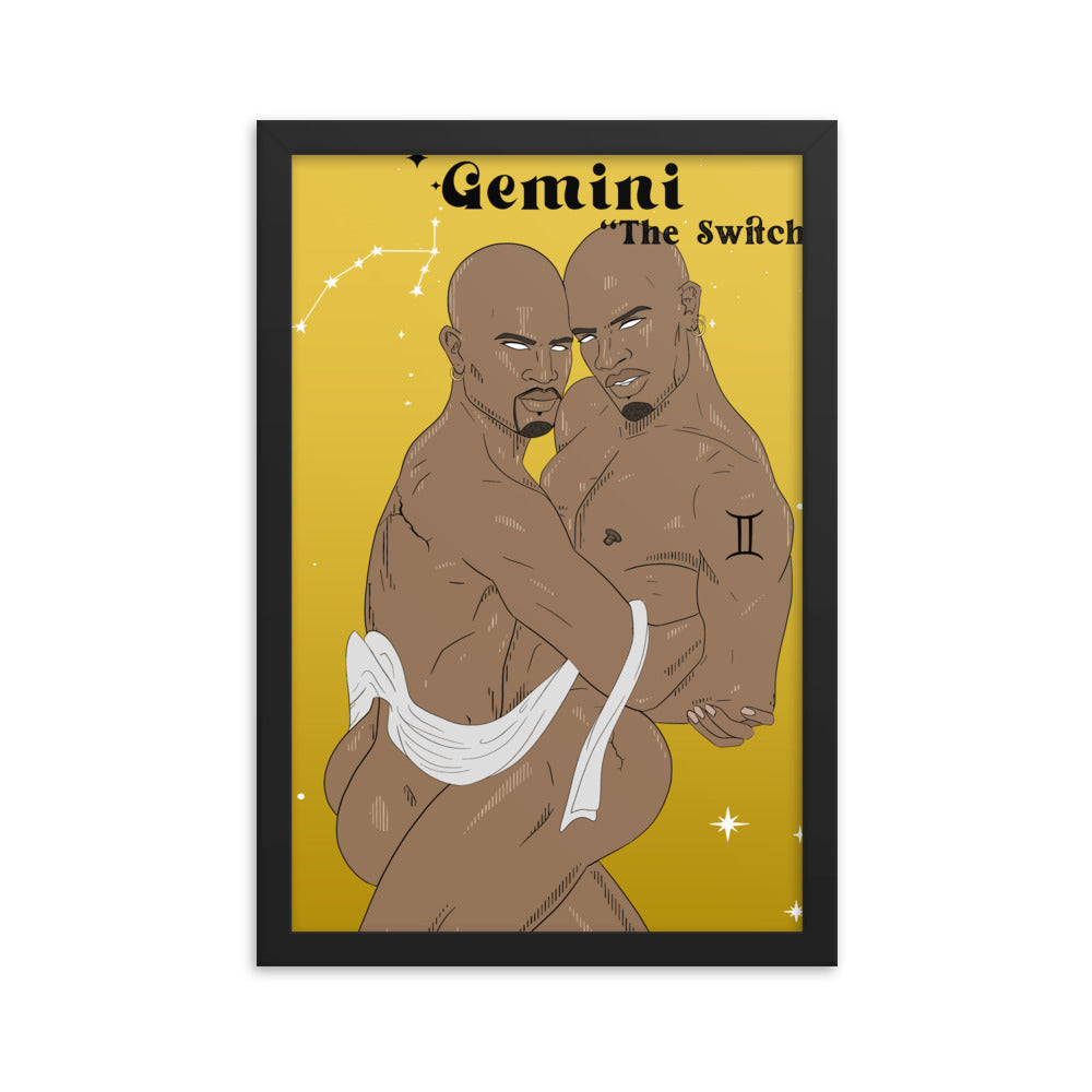 'Gemini'  Framed poster