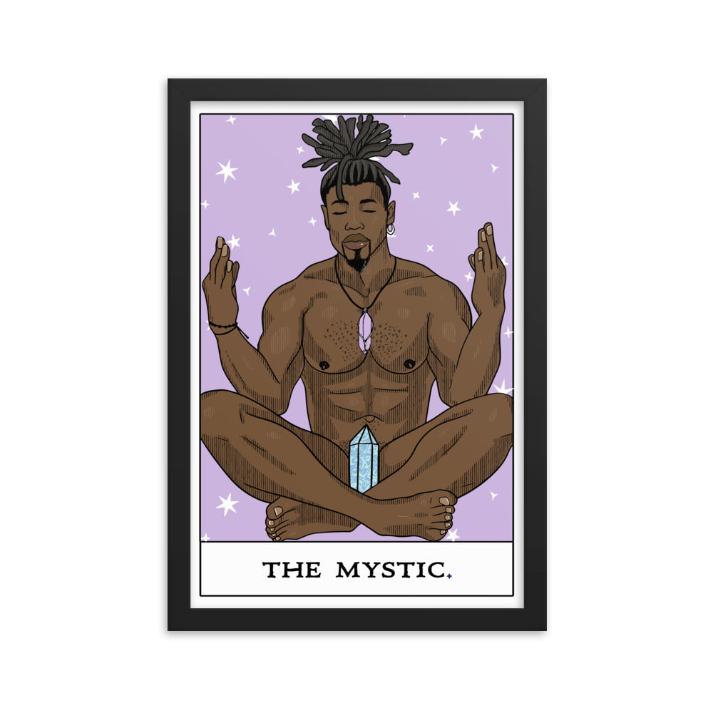 'The Mystic' Tarot Framed poster