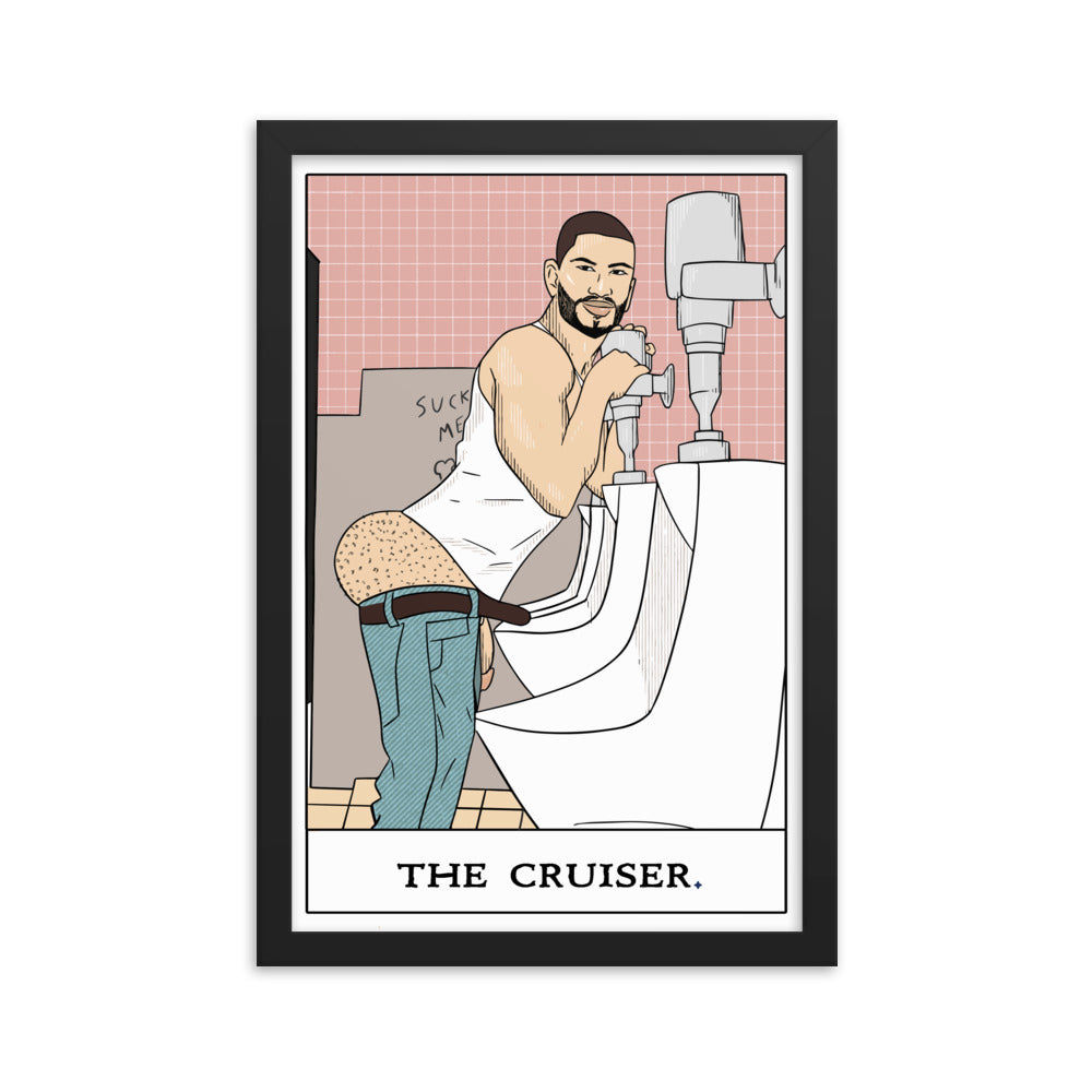 'The Cruiser' Tarot Framed poster