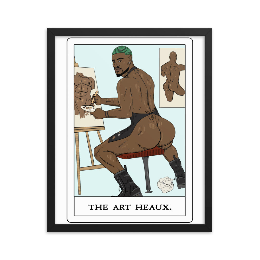 'The Art Heaux' Framed poster