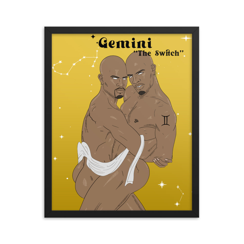 'Gemini'  Framed poster