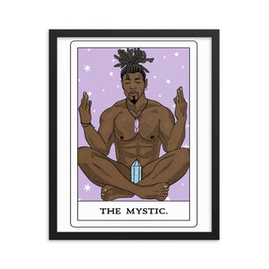 'The Mystic' Tarot Framed poster