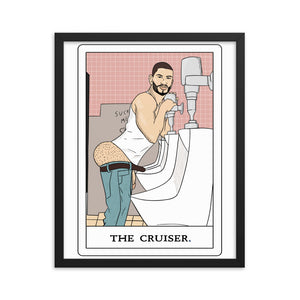 'The Cruiser' Tarot Framed poster