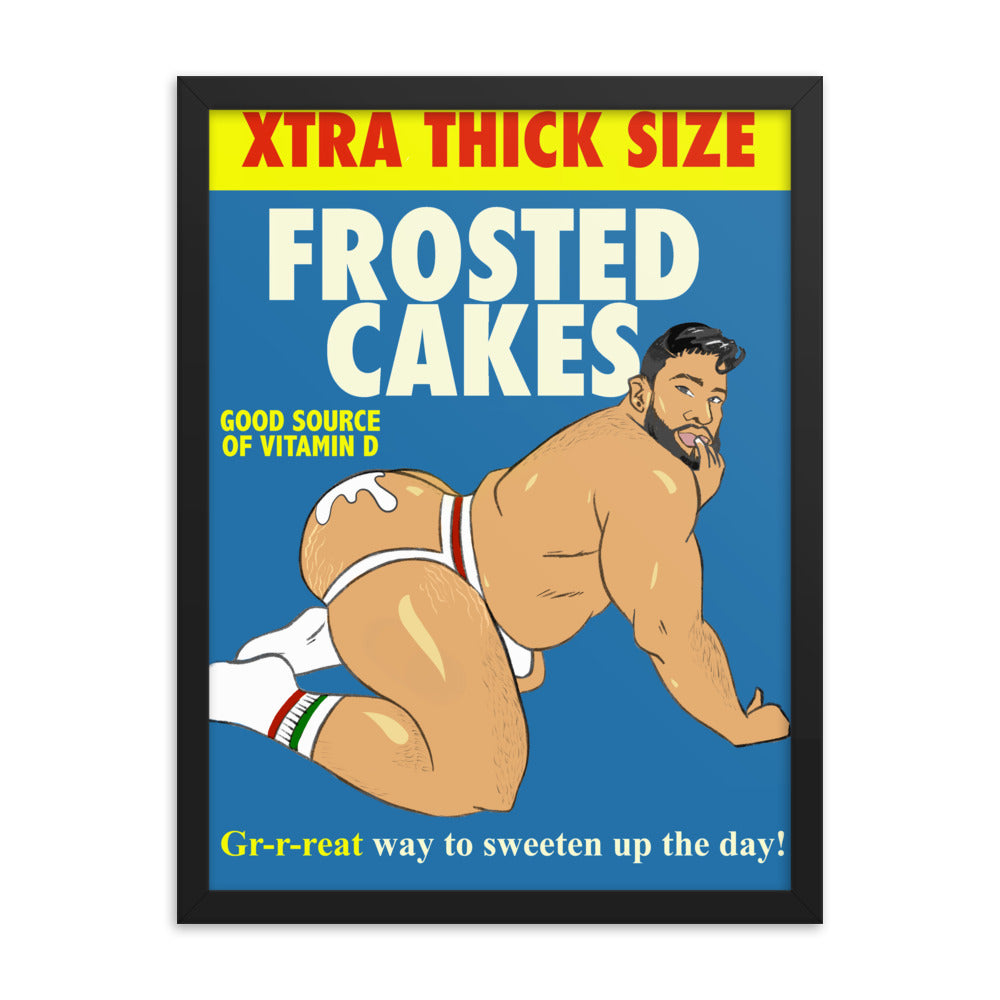 Frosted Cakes Framed poster