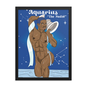 'Aquarius' Framed poster