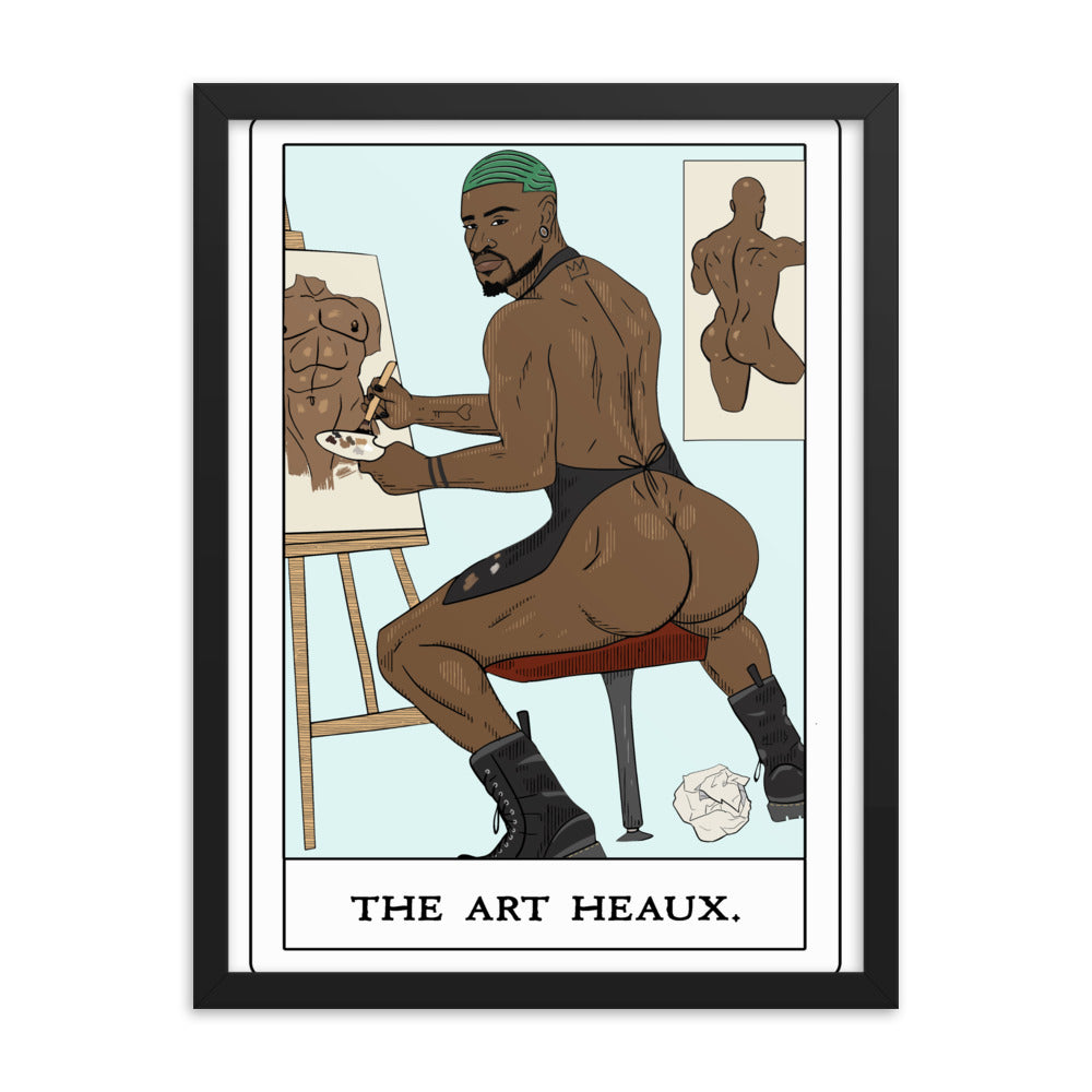 'The Art Heaux' Framed poster