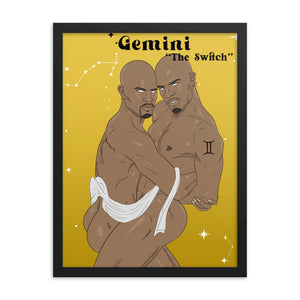 'Gemini'  Framed poster