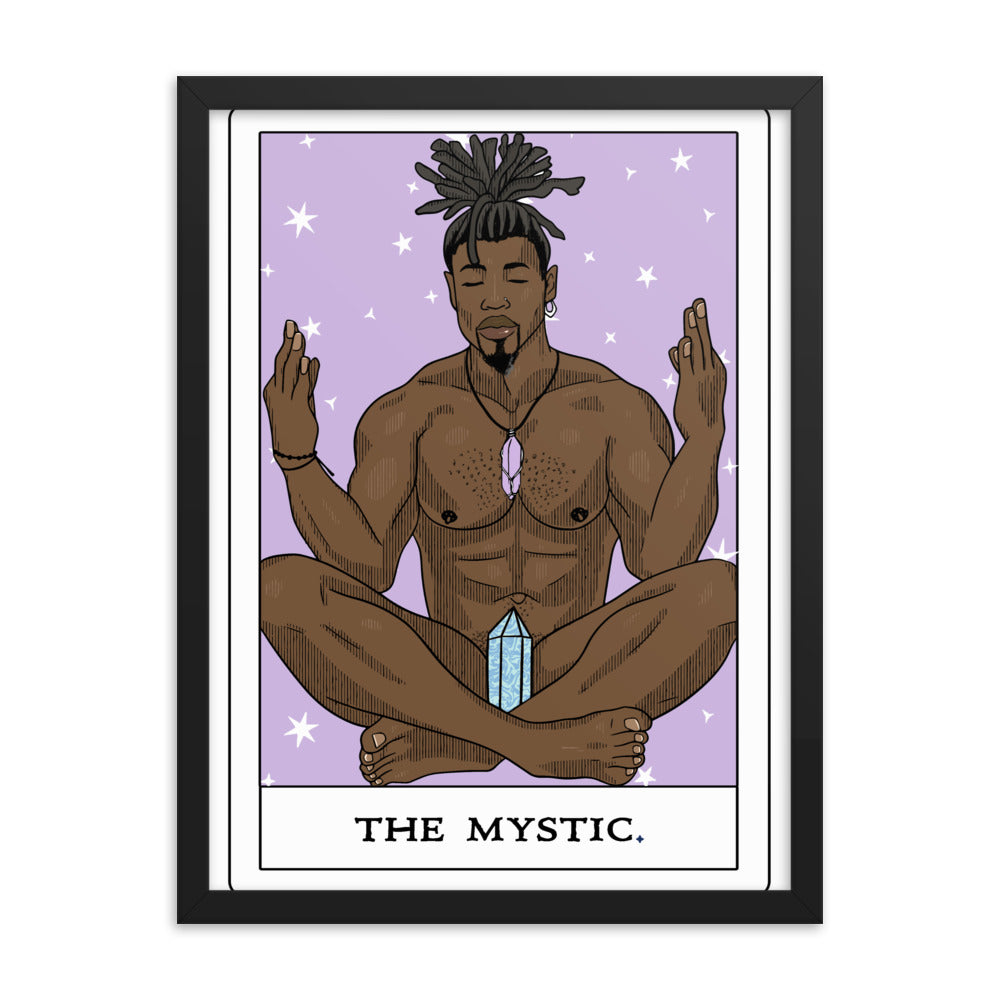 'The Mystic' Tarot Framed poster