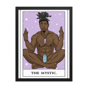 'The Mystic' Tarot Framed poster