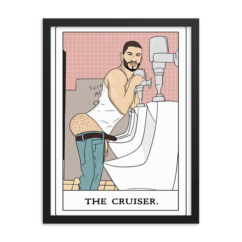 'The Cruiser' Tarot Framed poster