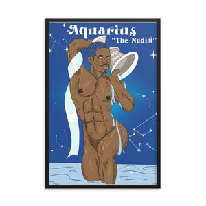 'Aquarius' Framed poster