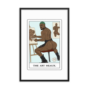 'The Art Heaux' Framed poster