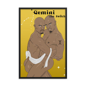 'Gemini'  Framed poster