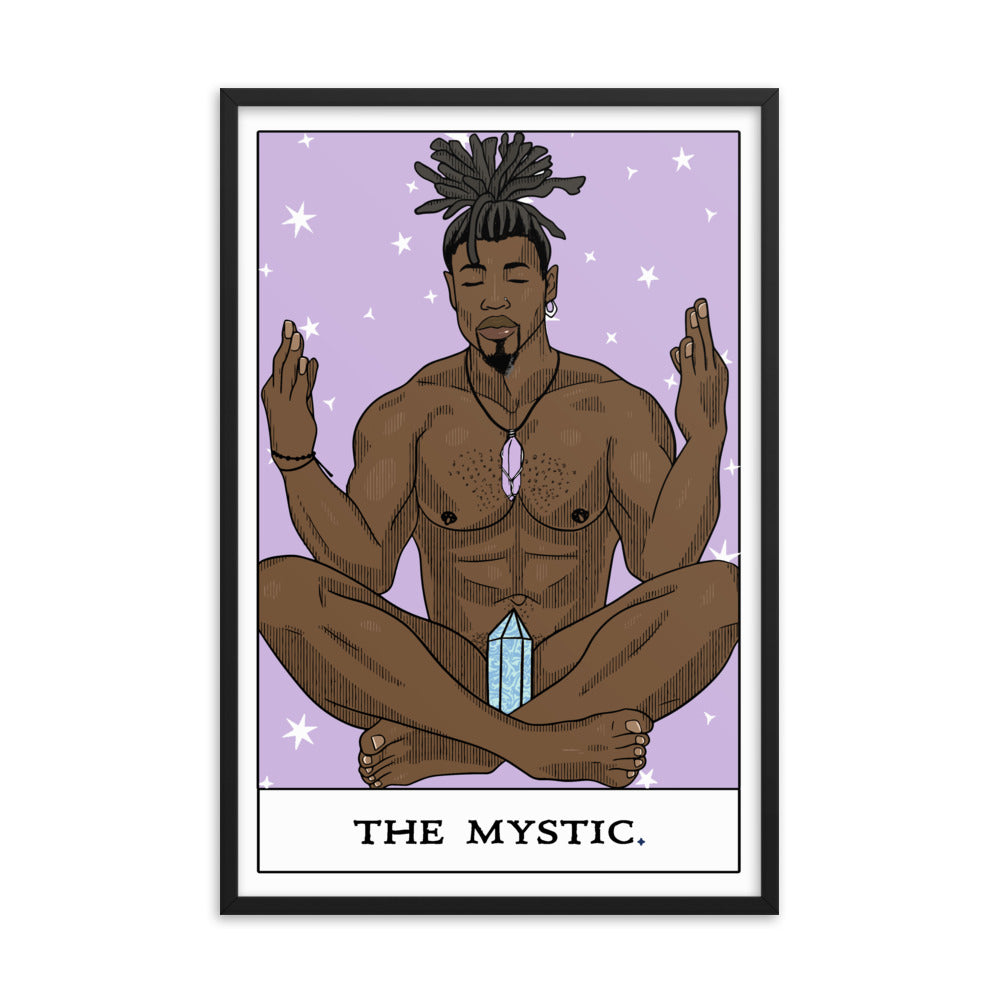 'The Mystic' Tarot Framed poster