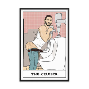 'The Cruiser' Tarot Framed poster