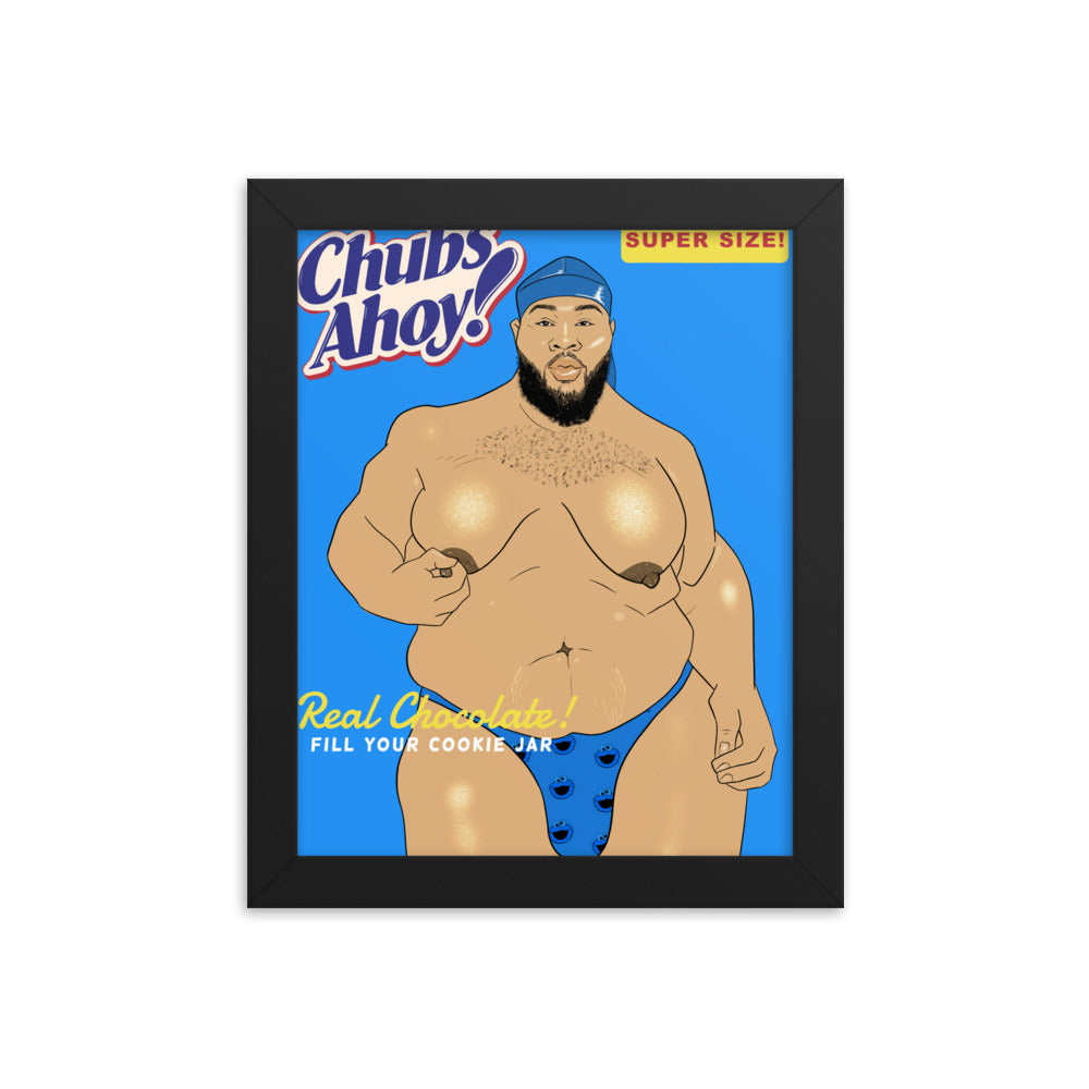 "Chubs Ahoy' Framed poster