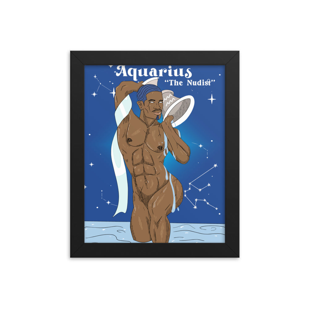 'Aquarius' Framed poster