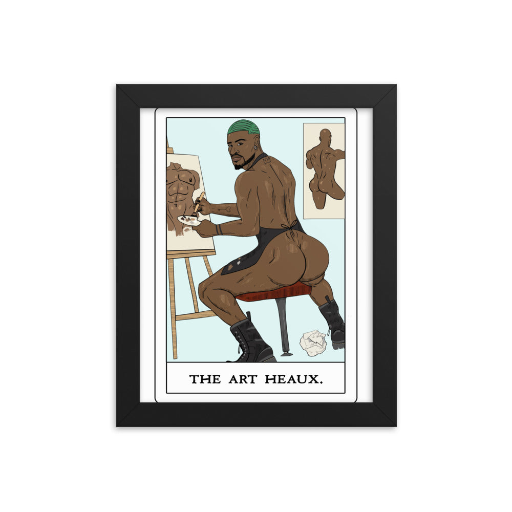 'The Art Heaux' Framed poster