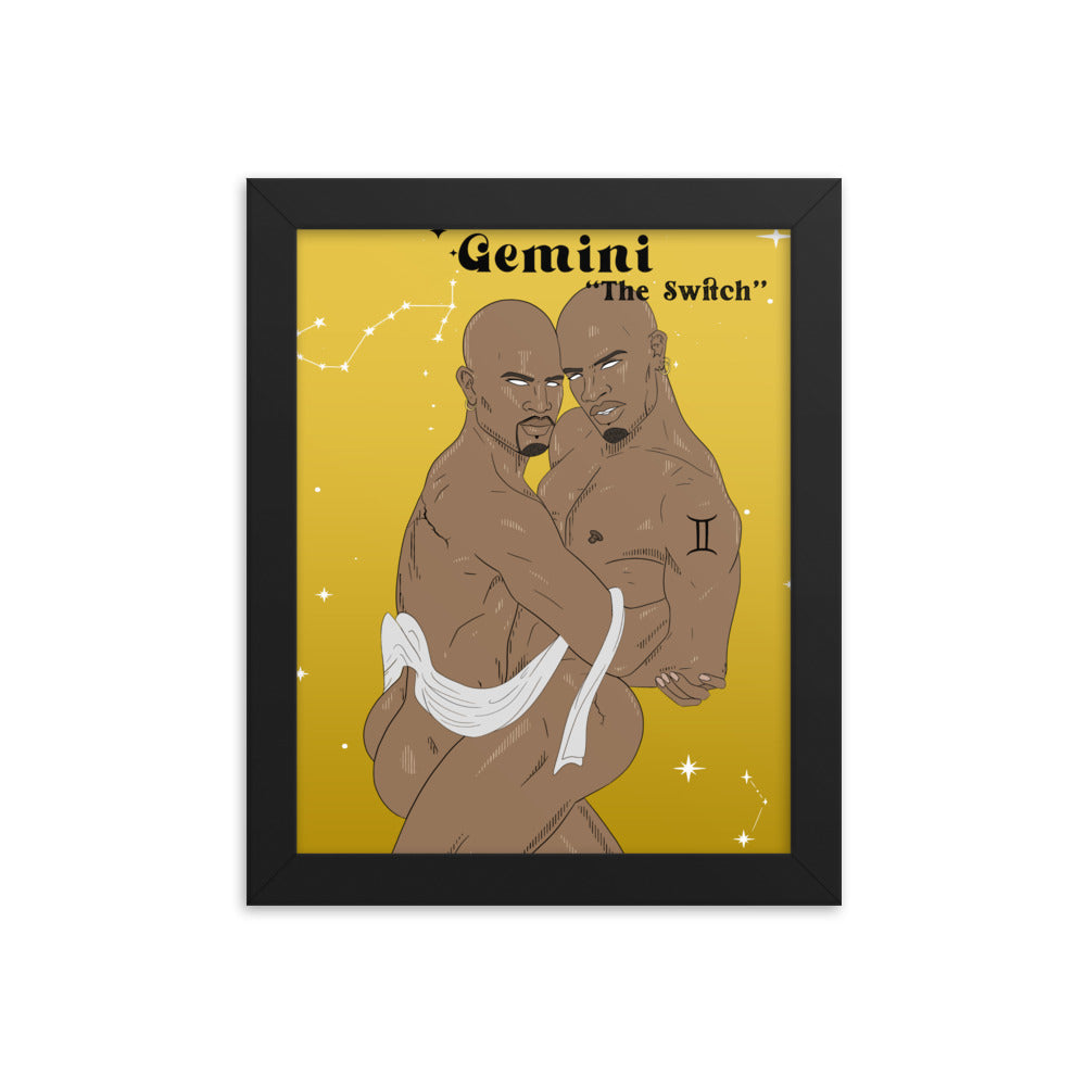 'Gemini'  Framed poster