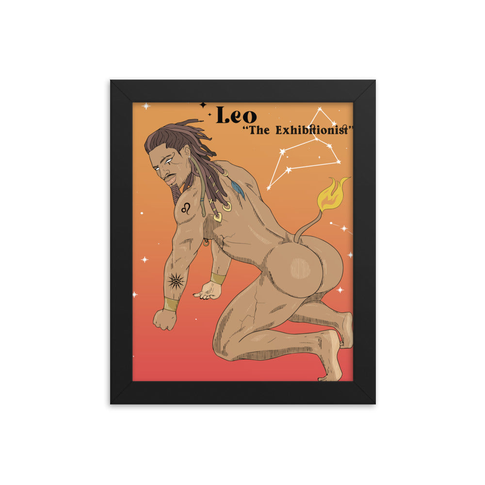 Leo Framed poster