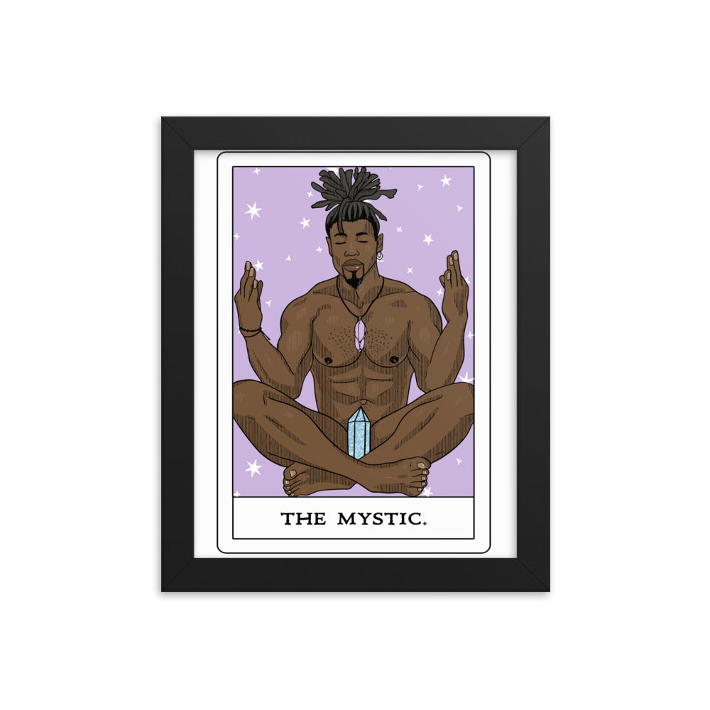 'The Mystic' Tarot Framed poster