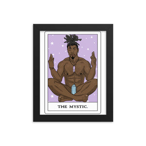 'The Mystic' Tarot Framed poster