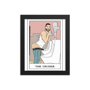 'The Cruiser' Tarot Framed poster