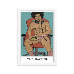 'The Gaymer' Tarot Framed poster