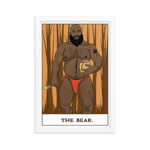 'The Bear' Tarot Framed poster