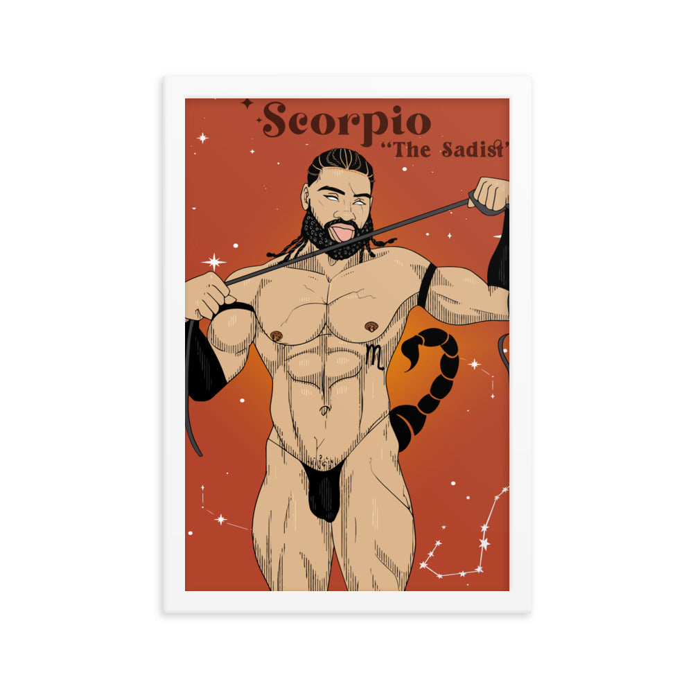 'Scorpio' Framed poster