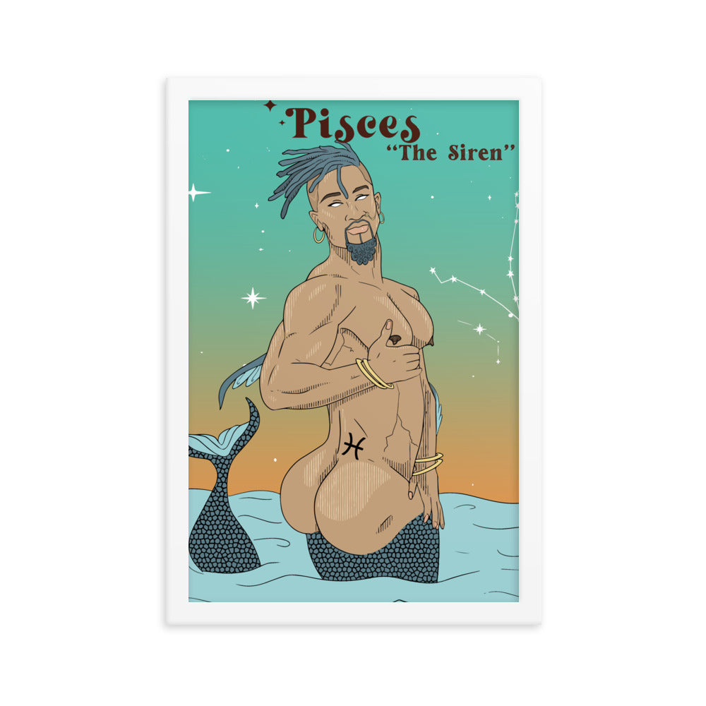 'Pisces' Framed poster