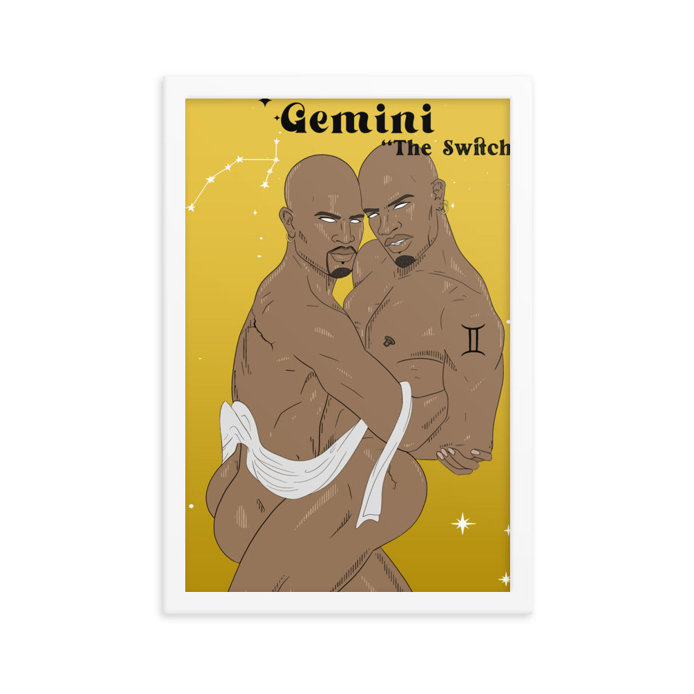 'Gemini'  Framed poster